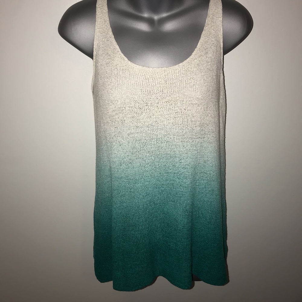 Ombré knitted tank top
